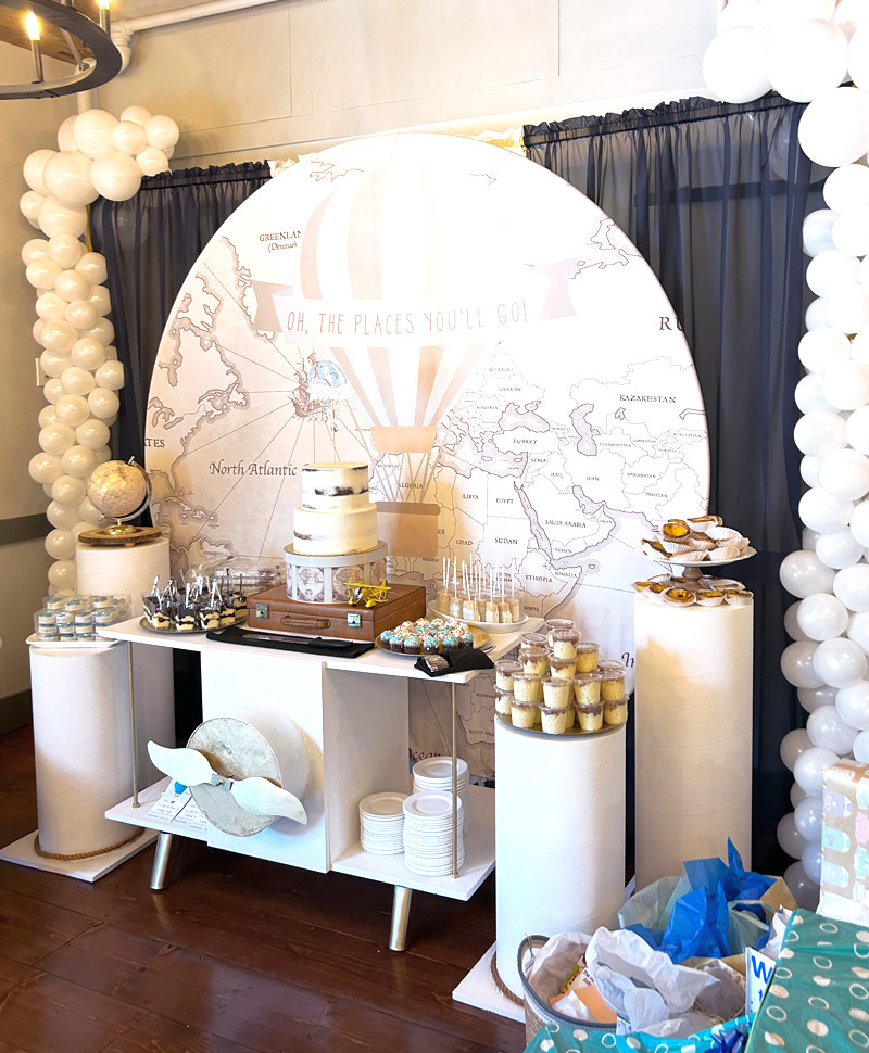 baby shower event room